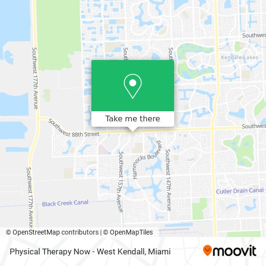 Mapa de Physical Therapy Now - West Kendall