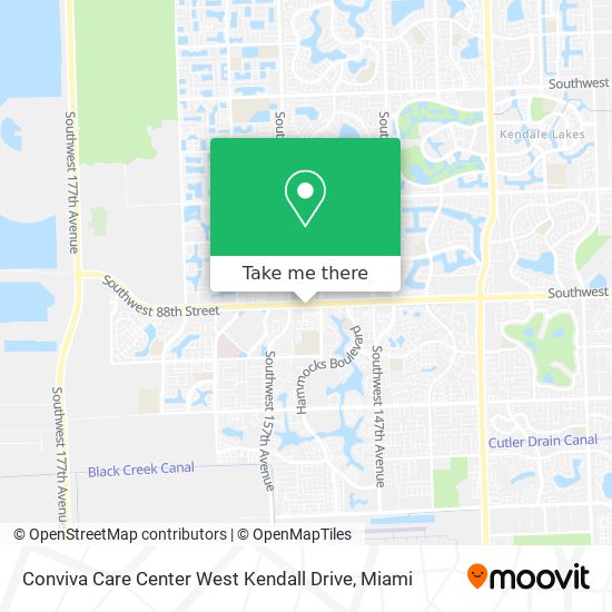 Conviva Care Center West Kendall Drive map