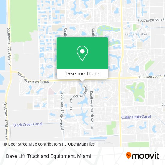 Dave Lift Truck and Equipment map