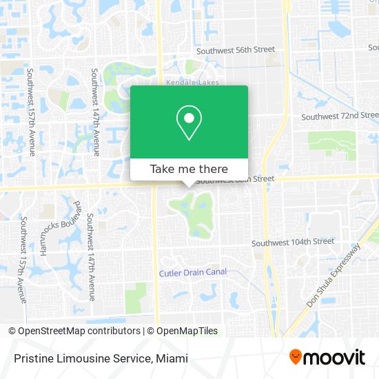 Pristine Limousine Service map