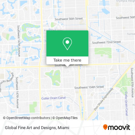 Mapa de Global Fine Art and Designs