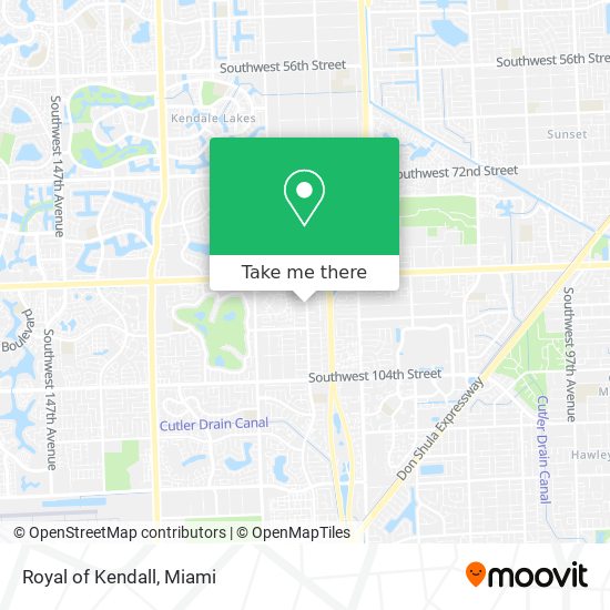 Royal of Kendall map