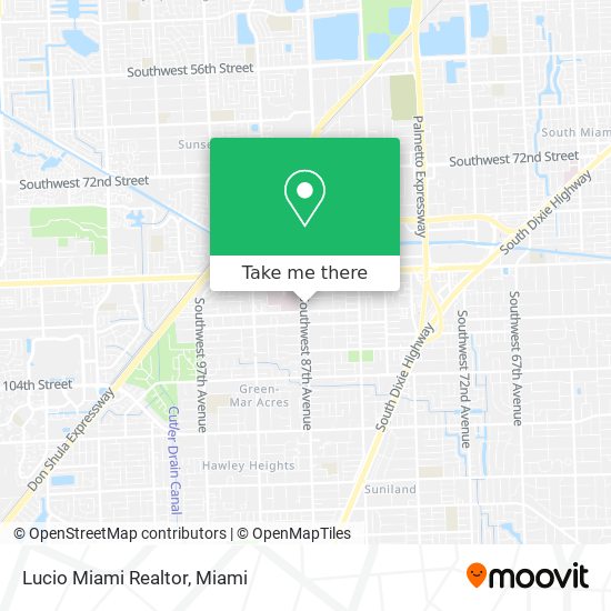 Lucio Miami Realtor map