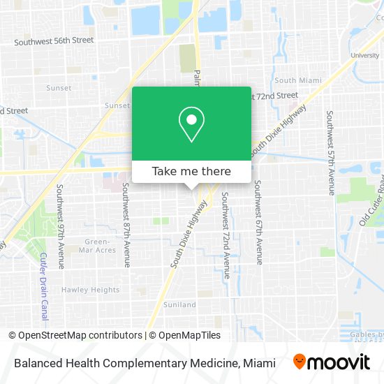 Balanced Health Complementary Medicine map