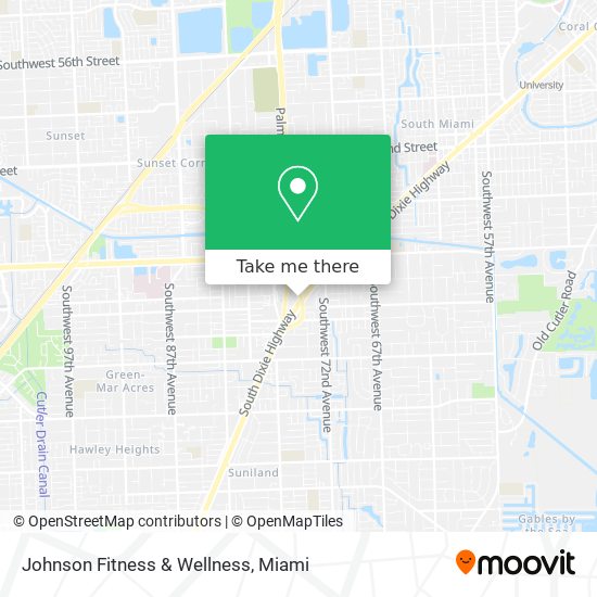 Johnson Fitness & Wellness map