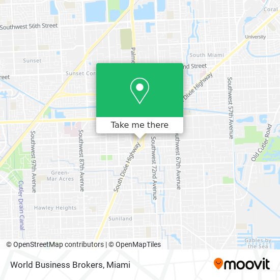 World Business Brokers map