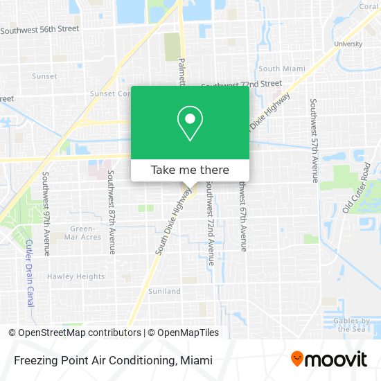 Freezing Point Air Conditioning map