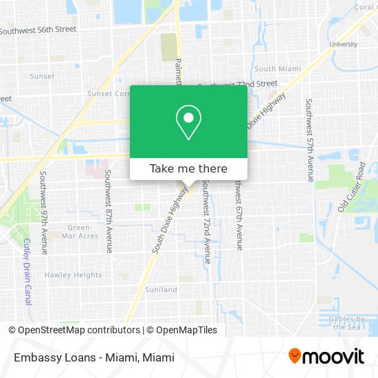 Embassy Loans - Miami map