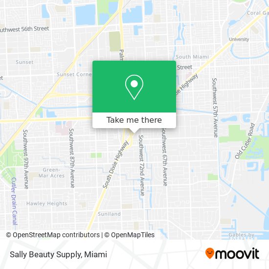 Sally Beauty Supply map