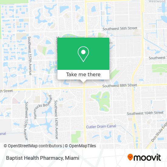 Mapa de Baptist Health Pharmacy