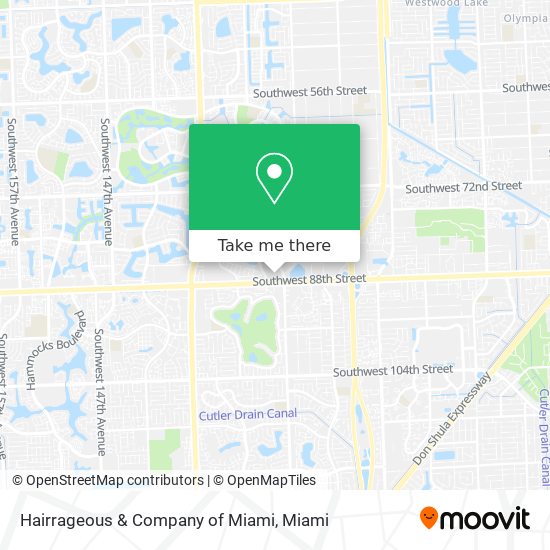 Mapa de Hairrageous & Company of Miami