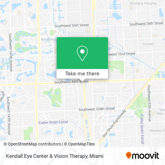 Kendall Eye Center & Vision Therapy map