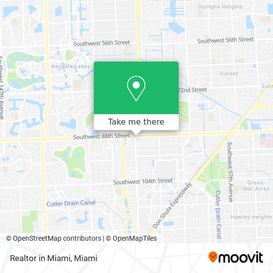 Mapa de Realtor in Miami