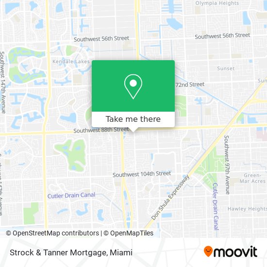 Strock & Tanner Mortgage map