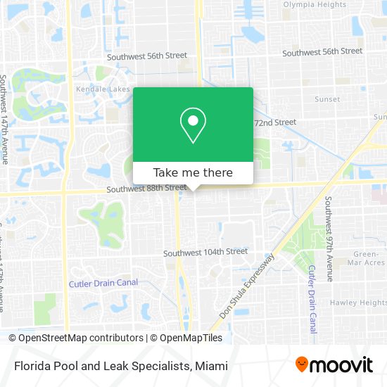 Florida Pool and Leak Specialists map