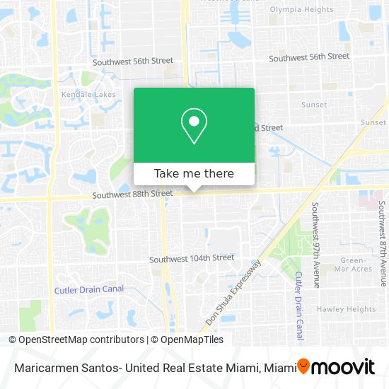 Mapa de Maricarmen Santos- United Real Estate Miami