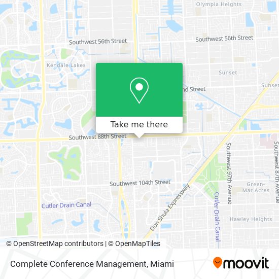 Mapa de Complete Conference Management