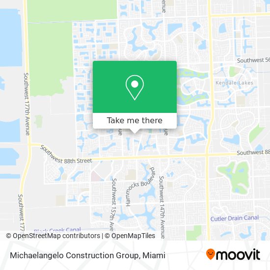 Michaelangelo Construction Group map