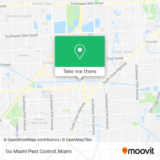 Go Miami Pest Control map