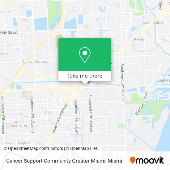 Mapa de Cancer Support Community Greater Miami