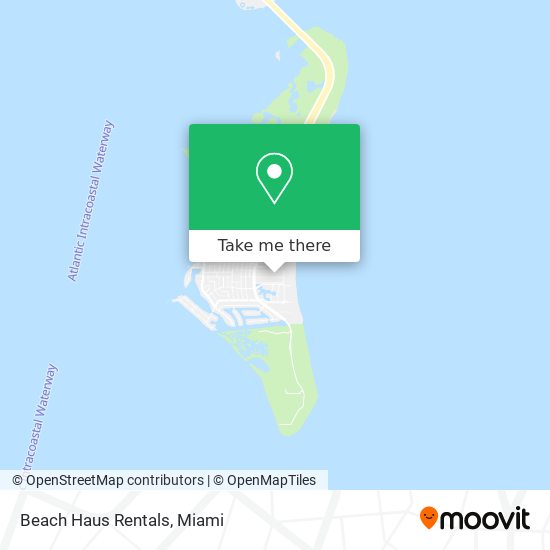 Beach Haus Rentals map