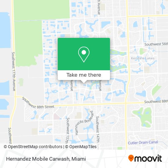 Mapa de Hernandez Mobile Carwash