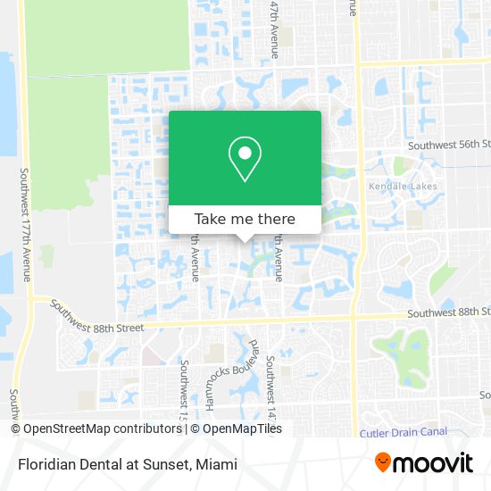 Floridian Dental at Sunset map