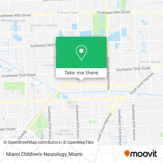 Mapa de Miami Children's Neurology