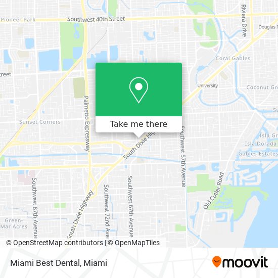 Mapa de Miami Best Dental
