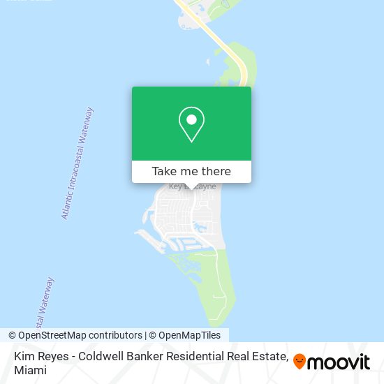 Mapa de Kim Reyes - Coldwell Banker Residential Real Estate