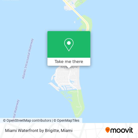 Miami Waterfront by Brigitte map