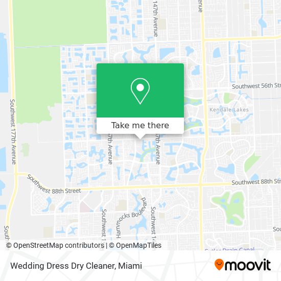Mapa de Wedding Dress Dry Cleaner