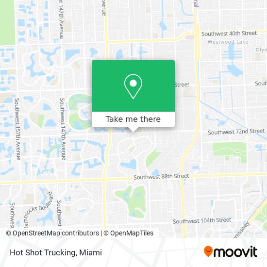 Hot Shot Trucking map