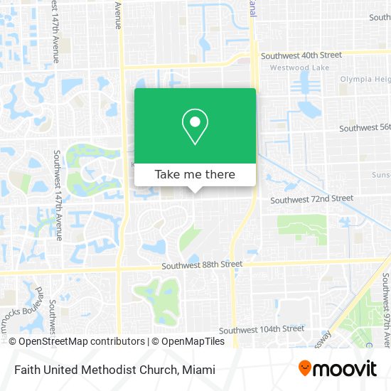 Faith United Methodist Church map