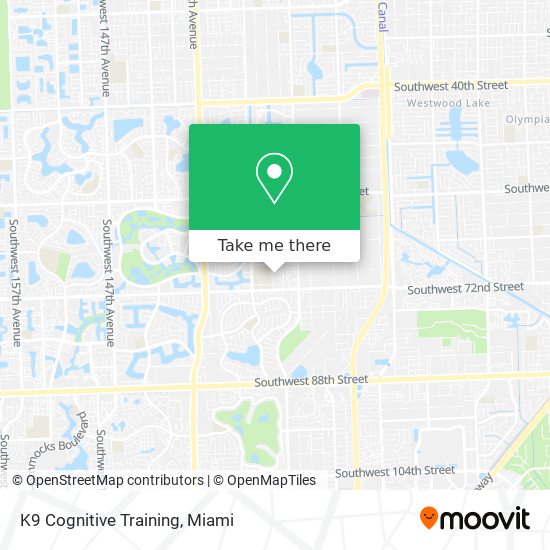 K9 Cognitive Training map