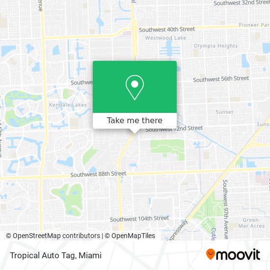Tropical Auto Tag map