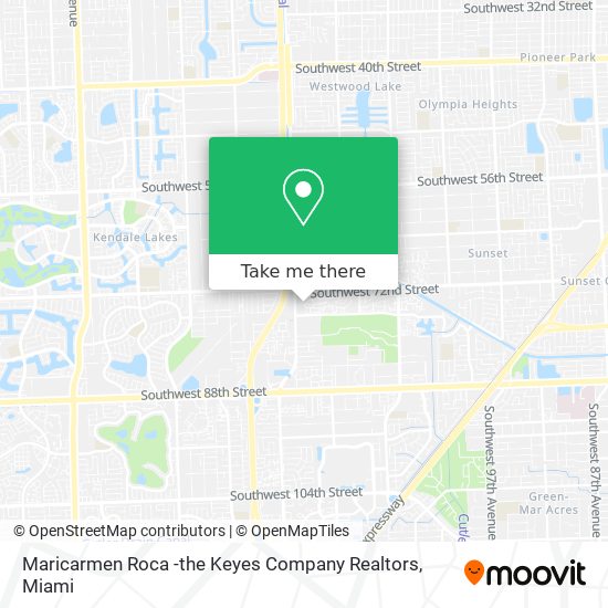 Mapa de Maricarmen Roca -the Keyes Company Realtors