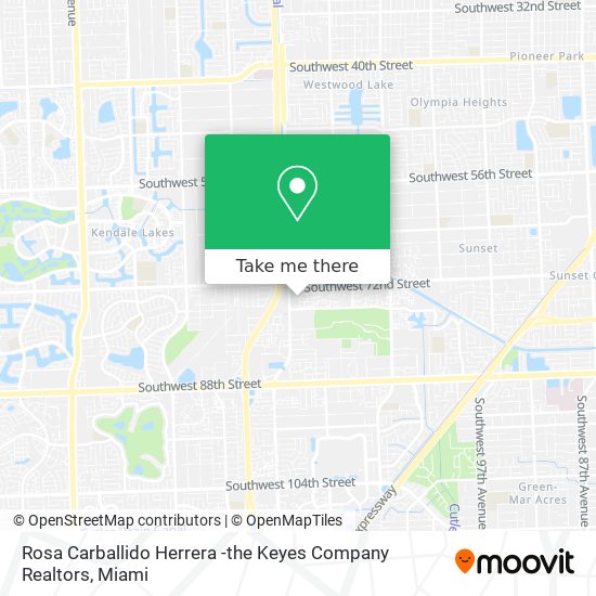 Rosa Carballido Herrera -the Keyes Company Realtors map