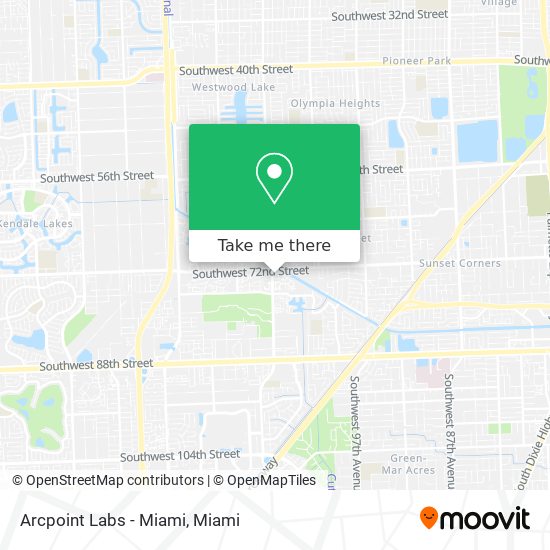 Mapa de Arcpoint Labs - Miami