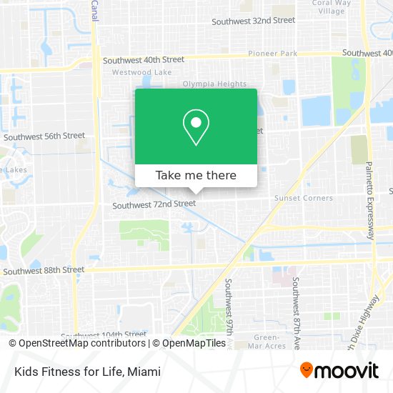 Kids Fitness for Life map