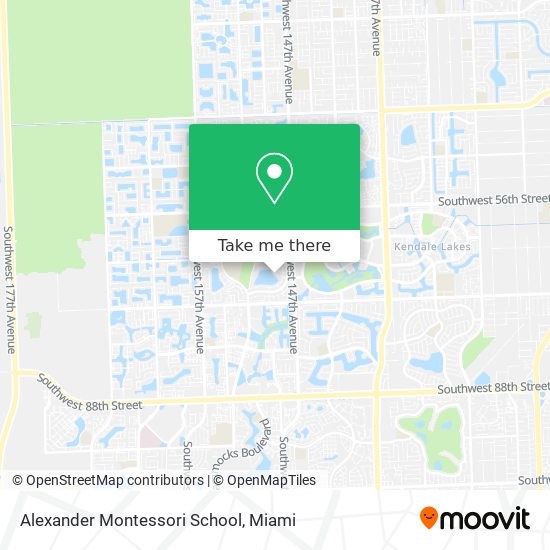 Mapa de Alexander Montessori School