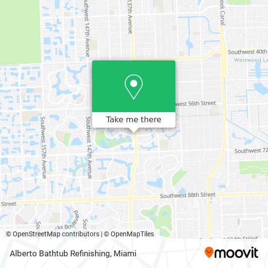 Alberto Bathtub Refinishing map