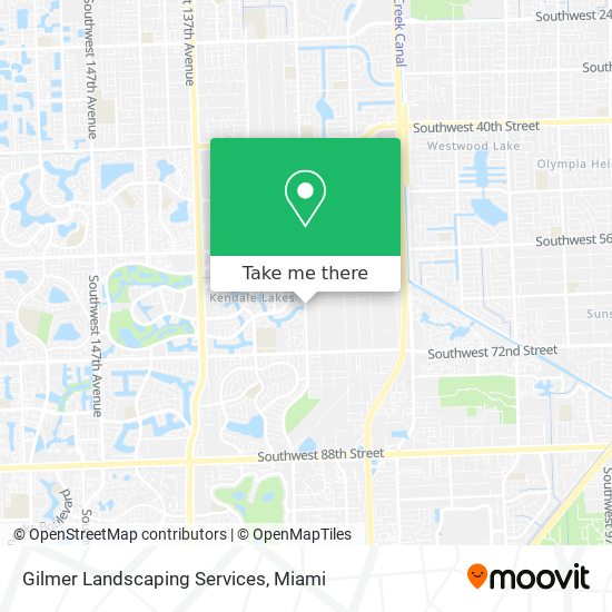 Gilmer Landscaping Services map