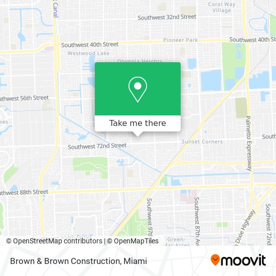 Brown & Brown Construction map