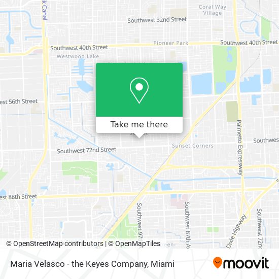 Mapa de Maria Velasco - the Keyes Company