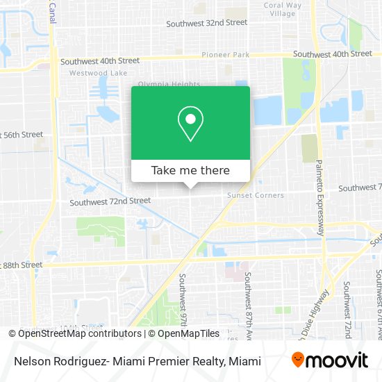 Nelson Rodriguez- Miami Premier Realty map
