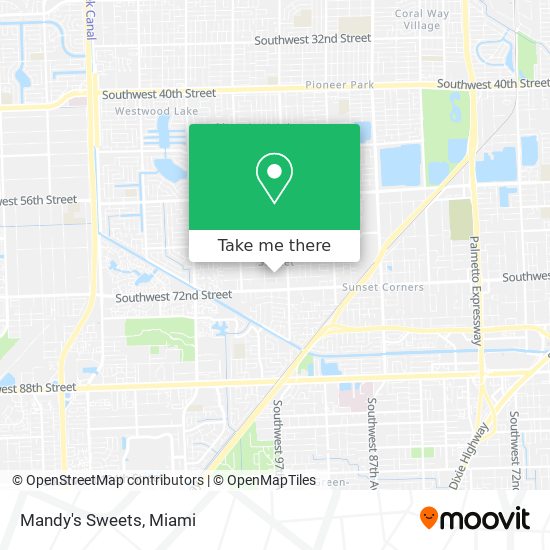 Mandy's Sweets map