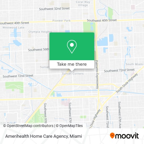 Mapa de Amerihealth Home Care Agency