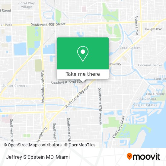 Mapa de Jeffrey S Epstein MD