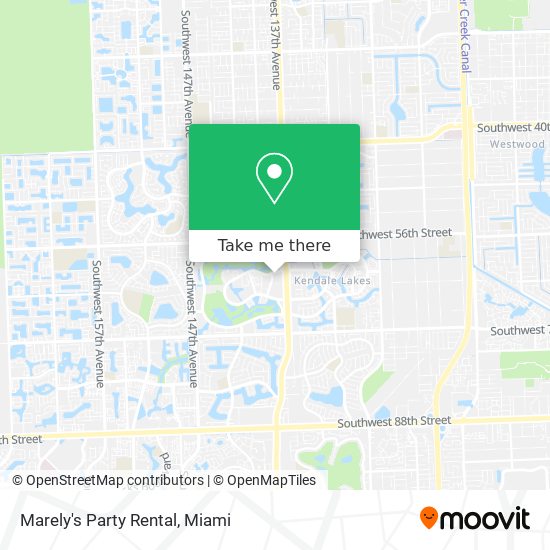 Marely's Party Rental map